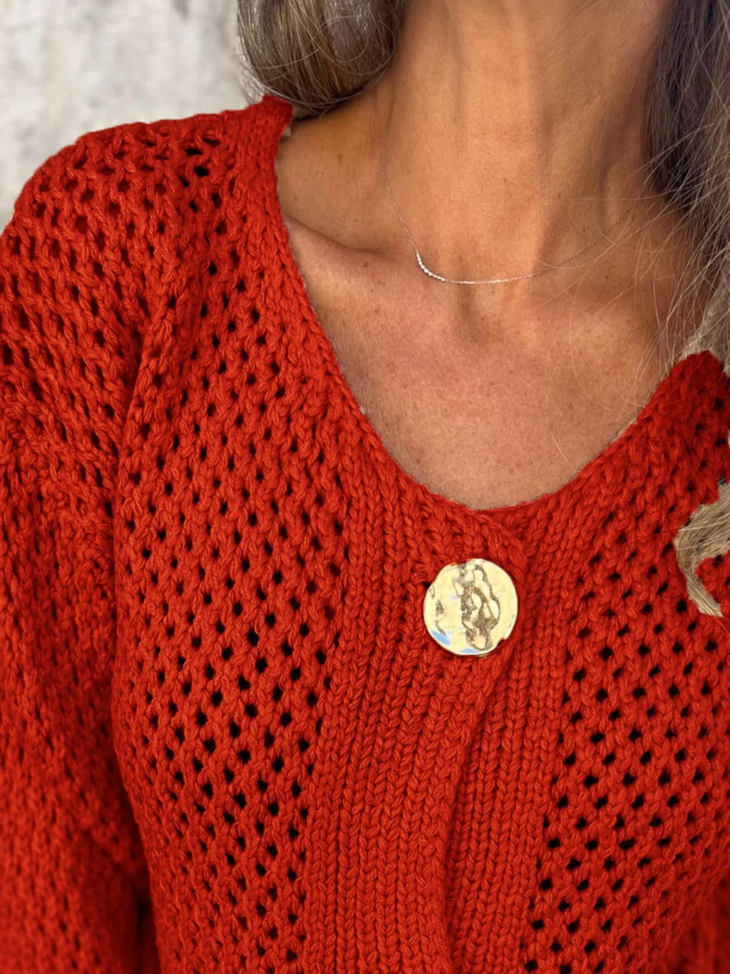 Women's Cardigan Crochet Knit Button Up Long Sleeve 98dbb2f5-d313-40b1-b14f-7dc409d2aede-Max-Origin Trendsi