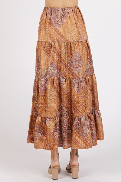 Mittoshop Maxi Satin Skirt Paisley Print Hazelnut Patchwork Ruffled 9955edad-b696-4dbe-b447-6b9c42af56ec-Min Trendsi