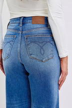 Judy Blue USA Women Jeans Distressed High Waist Wide Leg Denim Pants 998fbf3b-7709-464d-85c8-0cdfbd5cecde-Max Trendsi