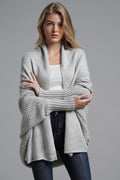 Knit Cardigan Oversized Batwing Long Sleeve Open for Women Light Gray One Size 99923602-c320-4aa0-a022-bc4bec050b63-Max_04c286be-cc59-46e9-8f81-1cd46b981189 Trendsi
