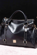 Large Tote Handbags Mehgan Women's PU Leather Zipper with Stylish Tassels Black One Size 99bbbe6a829b40c590b7cf7d6935f1f7-Min Trendsi