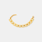 Bracelet 18K gold-plated Titanium Steel Hollow Square Chain 99e02a3b-f6dd-440e-a10c-c9de21f7dc42-Max Trendsi