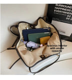 Women's Lagre Shoulder Bags Vintage Style Pu Leather Zipper Casual Handbags