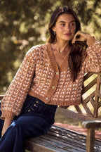 SO ME Soft Chenille Yarn Textured Button Sweater Cardigan 9a10d403eebe4c1c8be65be951ec2f8d-Max-Origin Trendsi