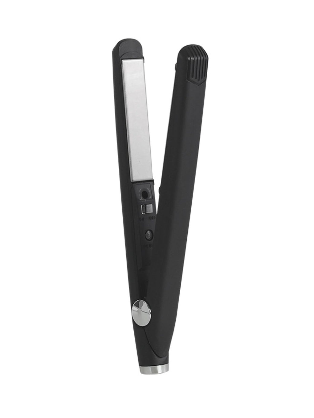 Ceramic Hair Straightener with Portable Design and Anti-Scald Protection - 1 Piece, ABS Material, Imported