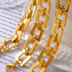 Bracelet 18K gold-plated Titanium Steel Hollow Square Chain 9aa3b785-878d-48f0-bf12-9362c6b58173-Max Trendsi