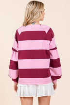 Mittoshop Striped T-Shirt Snap Shoulder Long Sleeve Cotton Top 9af58e4b-8459-46e3-ae9a-b81b14aa3192-Min Trendsi