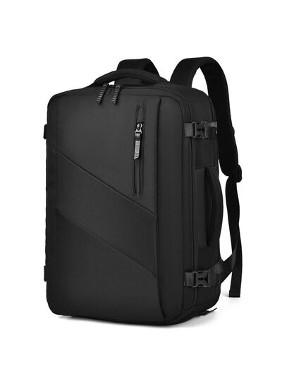 Large Backpack Oxford Cloth Adjustable Straps Multi-function Briefcase Travel Black One Size 9affbd09-d627-4813-8377-8ce0c609bfcf-Min Trendsi