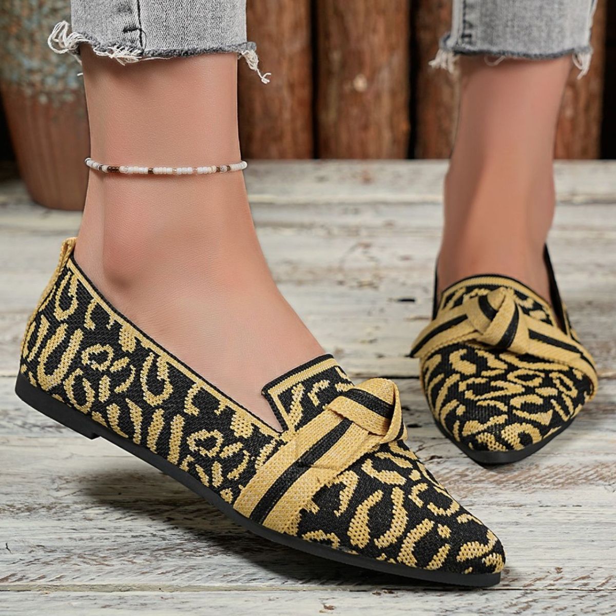 Pointed Toe Slip-On Flats