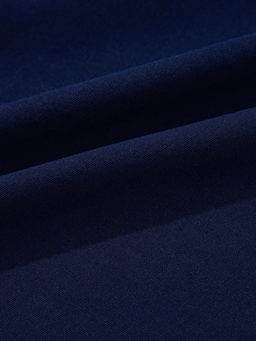 Midi Dress Navy Blue V Neck Buttoned Front Shirred Back Short Sleeve 9b706e1ec6bb4d44a6783f3dcb991597-Max-Origin Trendsi