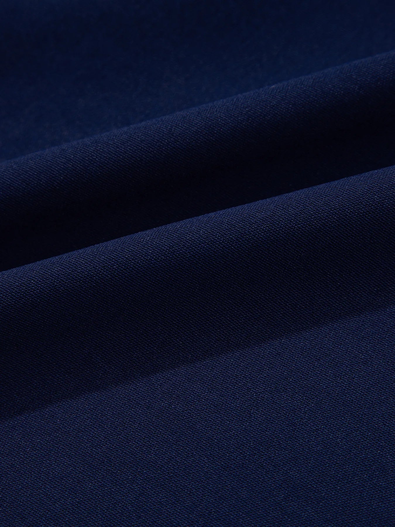 Midi Dress Navy Blue V Neck Buttoned Front Shirred Back Short Sleeve 9b706e1ec6bb4d44a6783f3dcb991597-Max-Origin Trendsi