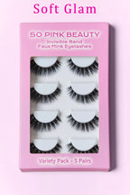 SO PINK BEAUTY Mink Eyelashes 5 Pairs Black Mix Effect 9bff3385-2db9-41e7-bce5-413b1d225ed5-Max Trendsi