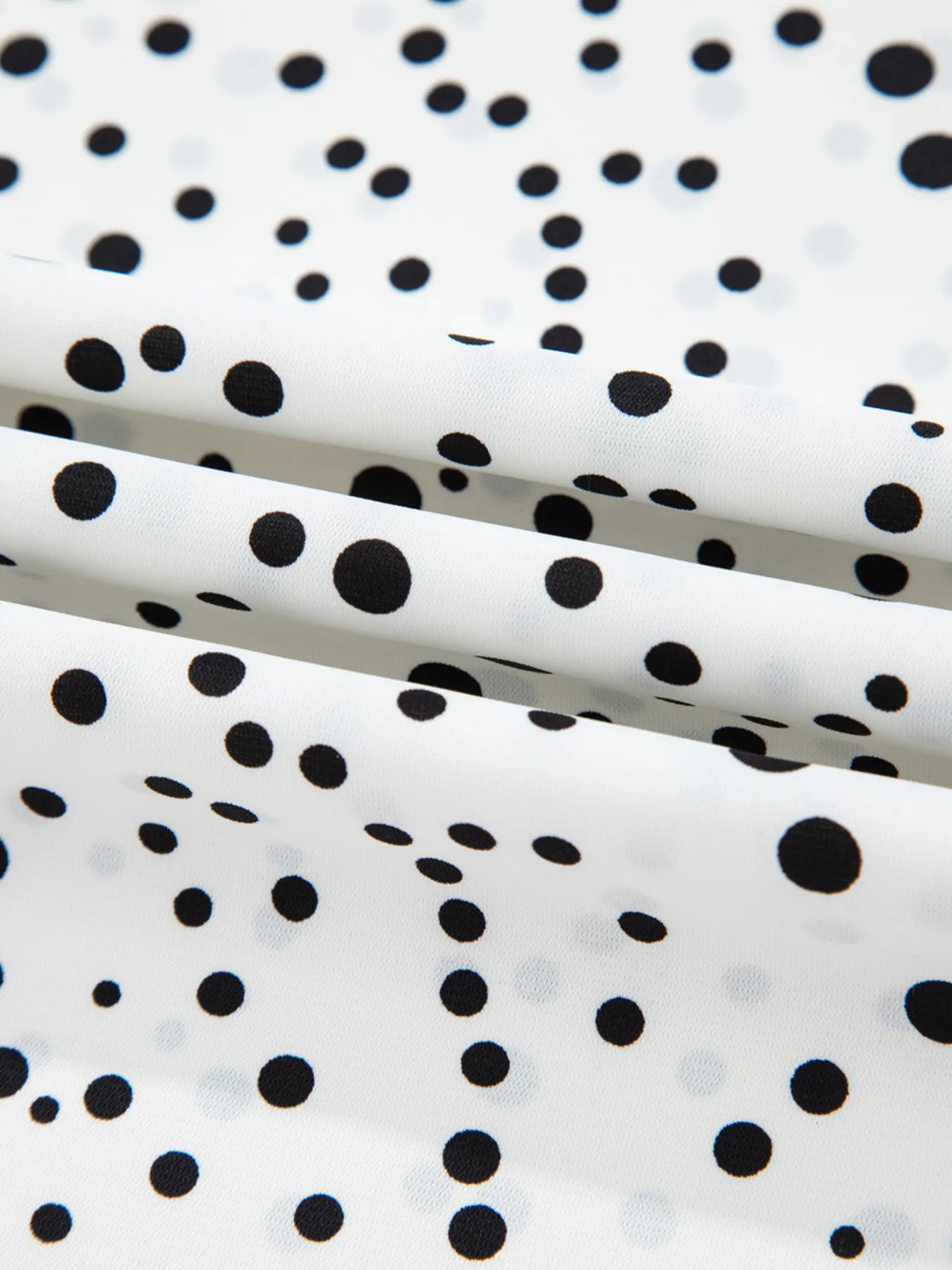 Women's Blouse Polka Dot White Layered Ruffled Short Sleeve Top 9c62ac78c4ea4fb4b09613698b353067-Max-Origin Trendsi