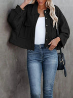 Jacket Button Up Flap Pocket Soft Unlined Long Sleeve Outwear 9c682514-d96b-4a98-b1d2-5294d4098013-Max Trendsi
