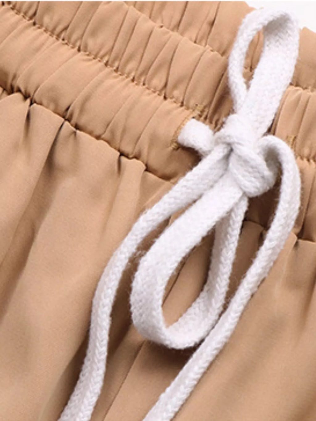 Women's Casual Pants Wide Leg Camel Drawstring Waist Trousers 9ca14e5b-7937-4f7f-9798-a8e73dd51ae9-Max-Origin Trendsi