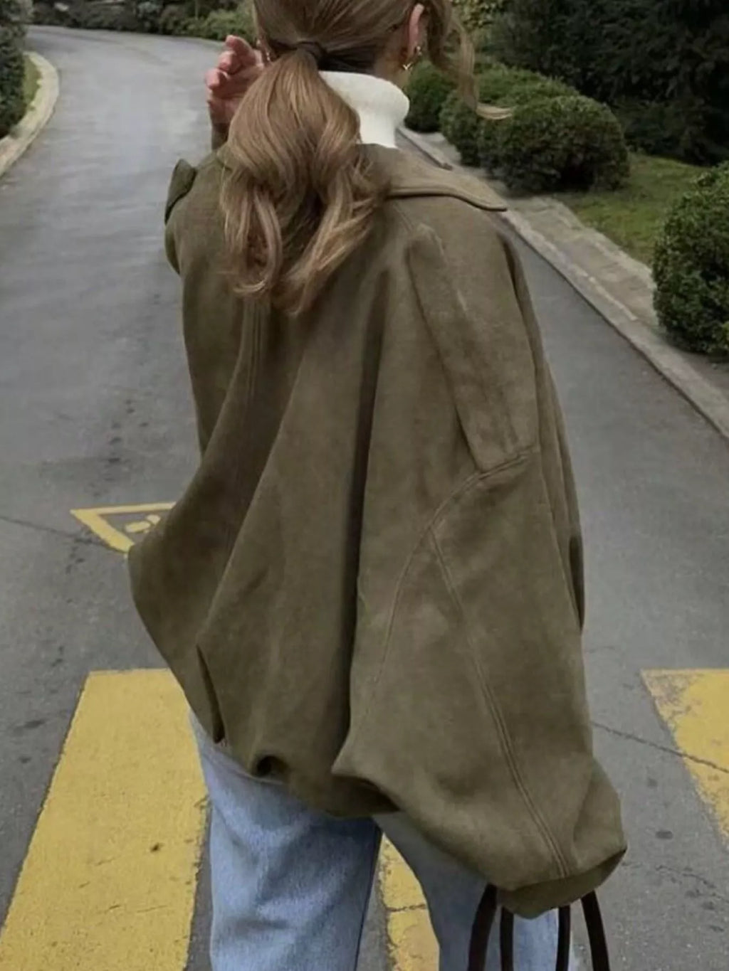 Womens Jacket Oversized Faux Suede Zip Up Long Sleeve Casual Outwear 9d22e94b-6d08-4b5a-9ac3-b07759ae9511-Max-Origin Trendsi