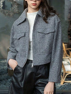 Womens Cropped Jacket Zip Up Long Sleeve Casual Fashion with Front Pockets 9d39756d-fe21-4a78-aea8-69188eed217a-Max-Origin Trendsi