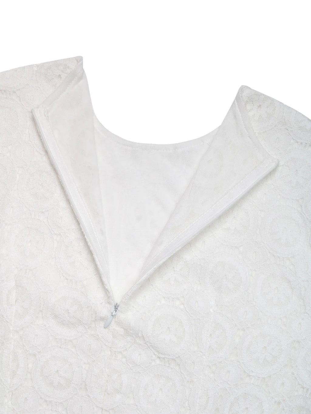 Midi Dress White Crochet Lave Floral Long Sleeve Zipper Lined 9d63e003c4ba4213b314765f80f9fa82-Max-Origin Trendsi