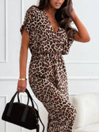 Women's Jumpsuit Leopard Zebra Print Short Sleeve Wide Leg Tied Overall 9dc25f59-e324-4caf-9a20-181b8bd1ed1a-Max-Origin Trendsi