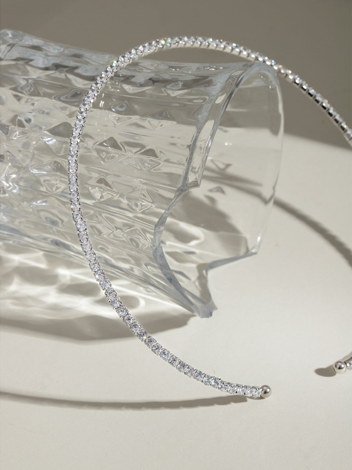 18K gold-plated Necklace Stainless Steel Jack&Din Inlaid Zircon Round Chocker Silver One Size 9df7dc8d-11d8-4d77-9663-6afe19c25efd-Max Trendsi