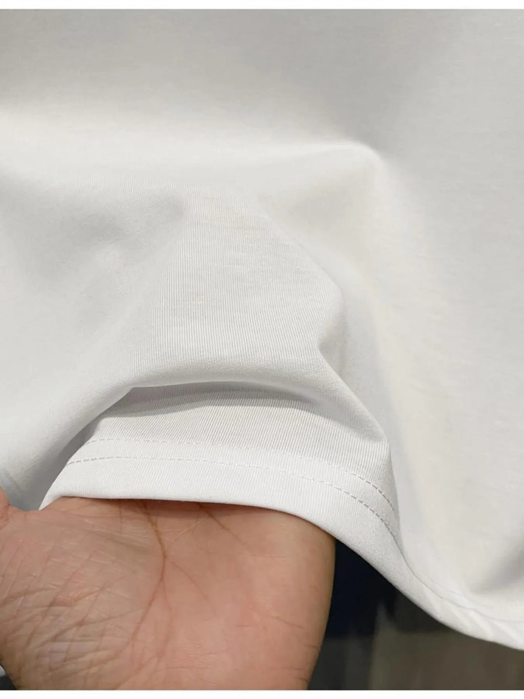 Men's Cotton T-Shirt Letter Round Neck Short Sleeve Plus Size Top S-4XL 9e161c42a98e48439ab0df343d162240-Max-Origin Trendsi