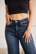 Plus Size Tummy Control High Waist Raw Hem Jeans Denim Pants 9e5f07fd-721b-4600-a8ea-eb0d6eeb812e-Max Trendsi