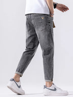 Men's Jeans Casual Gray Wash Denim Pants 9e733e82480c40a292acbb4e71e99cc3-Max-Origin Trendsi