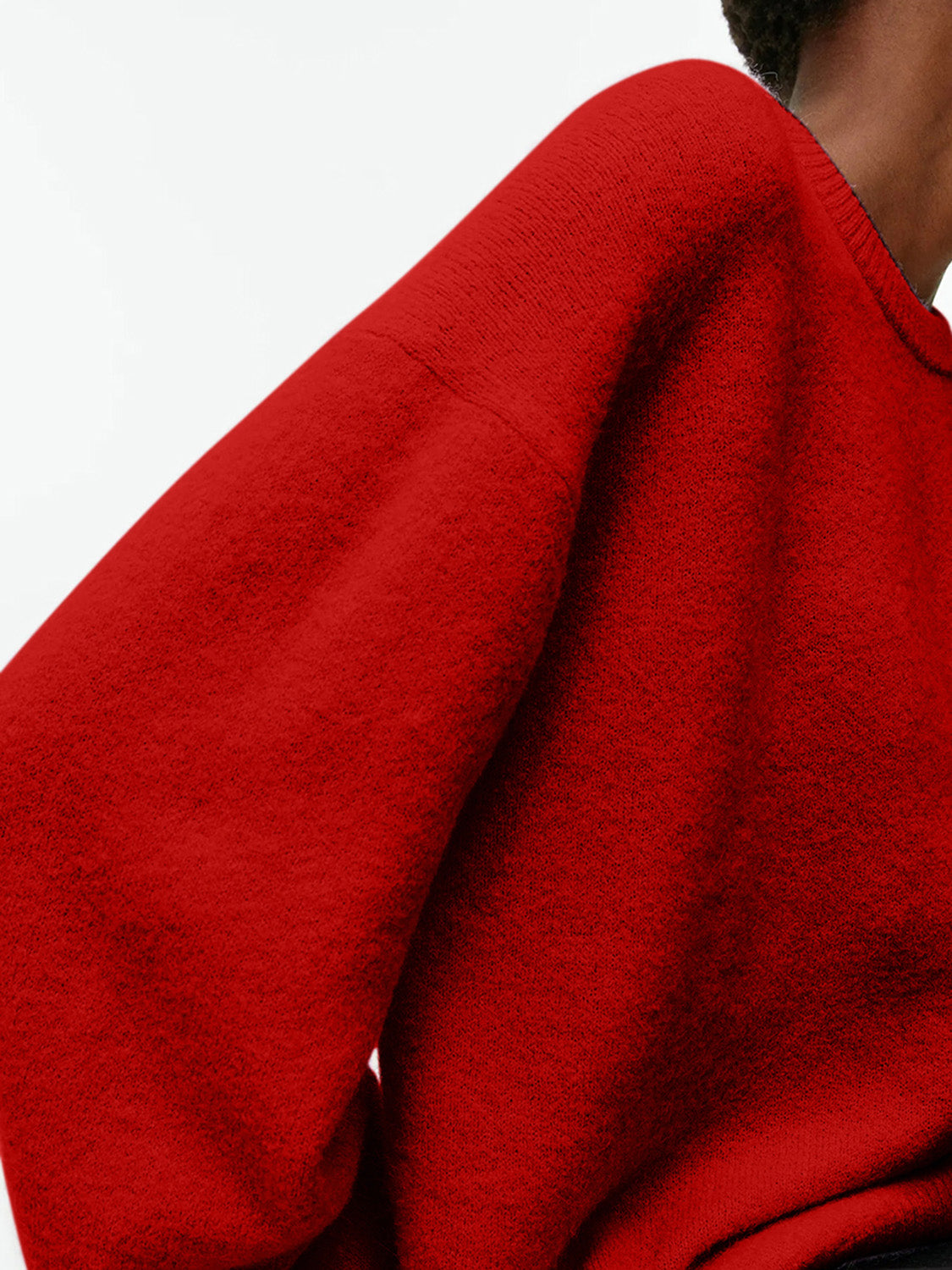 Women Sweater Round Neck Drop Shoulder Long Sleeve Soft Solid Pullover 9ef7e519-cd4e-4eb9-b7f7-f4baa1a993b3-Max Trendsi