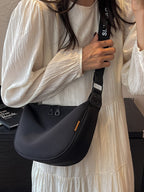 Women's Casual Sling Crossbody Bags Medium Zipper Pu Leather Purses