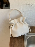 Drawstring Bucket Women's Mini Casual Fashion Crossbody Bag Pu Leather