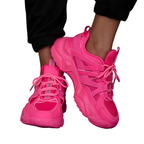 Berness Running Women's Athletic Sneakers Hot Pink Late Chunky Sole Casual Shoes