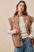BiBi Casual Blouse Floral Lace Ruffles Stripe Lightweight Long Sleeve Top Cream