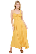 Boned Tie-back Dress