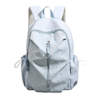 Casual Women's Backpack Star Pattern Nylon Zipper Lightweight Shoulder Bags