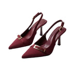 Casual Women's Sandals Brand Buckle Designer 2026 Everyday Comfortable Office Women's High Heels