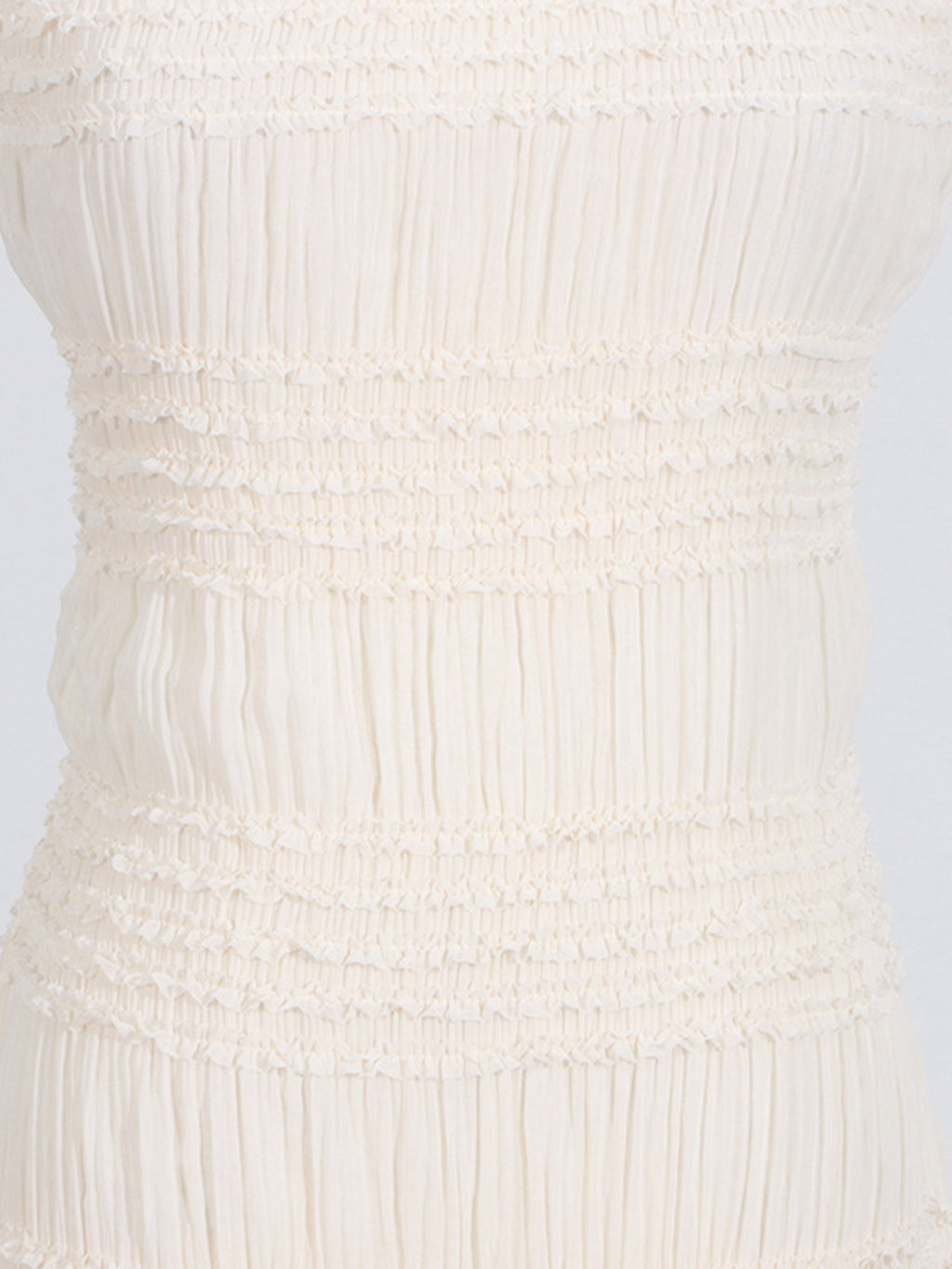 Halter Maxi Dress Ruched Ruffle Layered Sleeveless Party Backless Tied Smocked