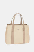 David Jones Canvas Tote Bag Women's Casual Medium Zipper Double Handles