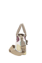 David Jones Tote Bag Colorblock Dot Small Casual Zipper Charm Handbags