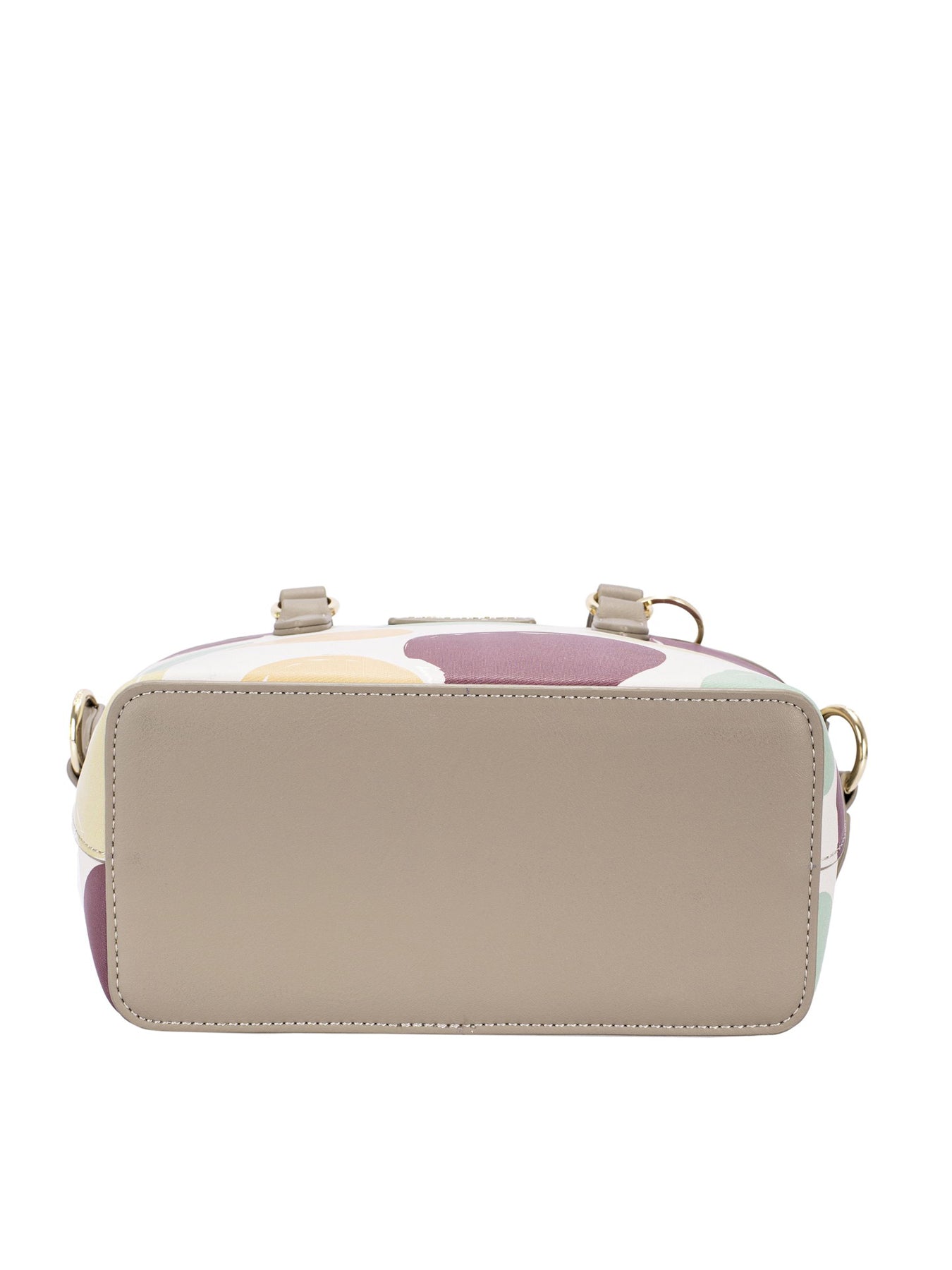 David Jones Tote Bag Colorblock Dot Small Casual Zipper Charm Handbags