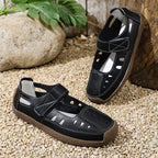 Women's Casual Slip-Ons Platform Cut Out Pu Leather Close Round Toe Flats