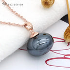 Women's Round Simulated Pearl Pendant Necklace