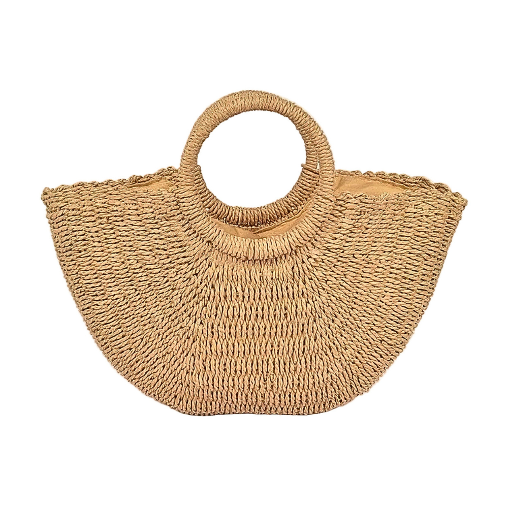 HD ACCESSORIES Beach Bag Oversized Straw Tote Summer Women's Open Handbags