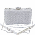 HD ACCESSORIES Clutch Box Bag Party Rhinestone Diamond Buckle Chain Strap