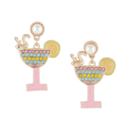 HD ACCESSORIES Cocktail Drop Earrings Elegant Sparkling Stone Party Fashion Jewel