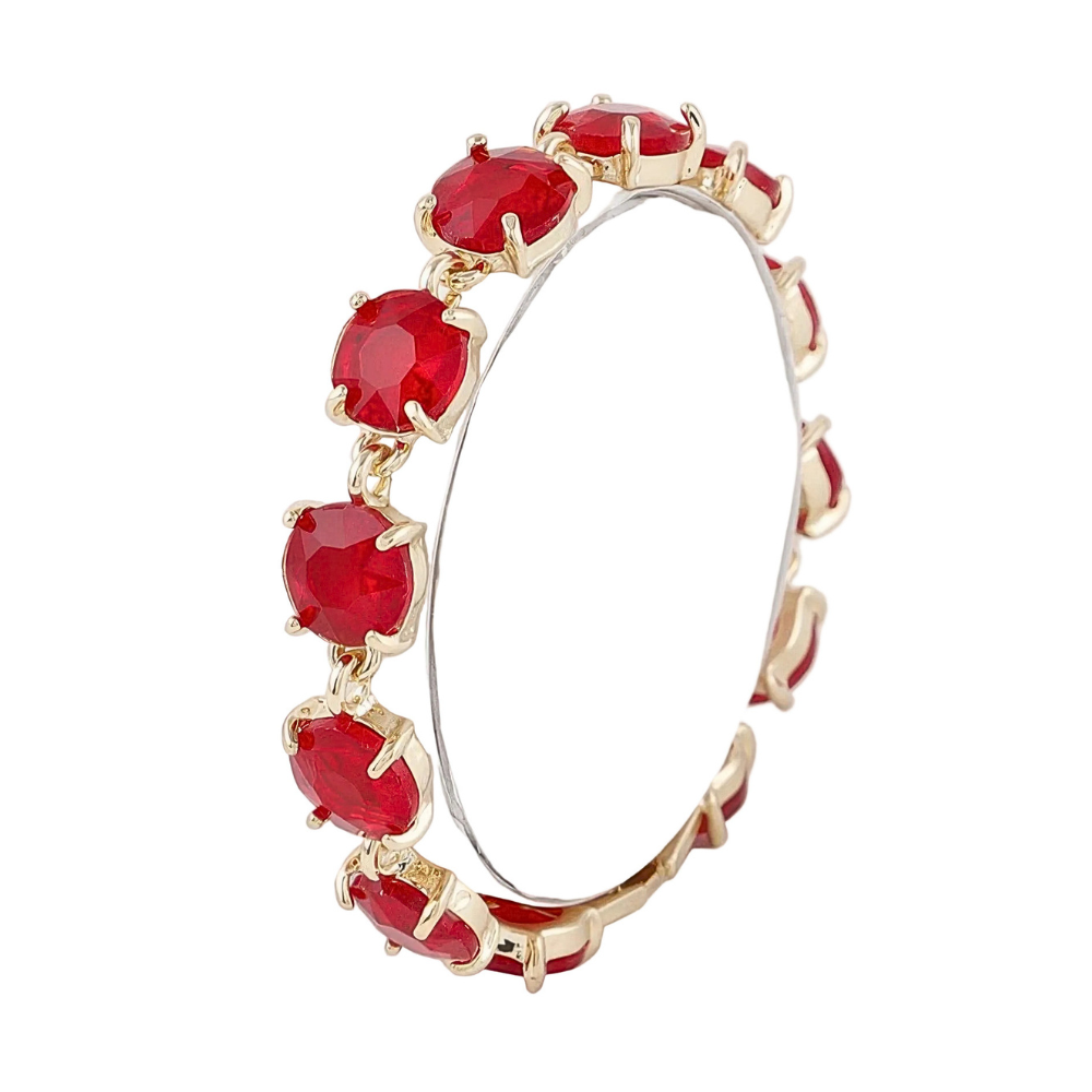 HD ACCESSORIES Crystal Chain Bracelet Beade Round Cuff Fashion Jewelry
