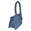 HD ACCESSORIES Denim Top Handle Crossbody Bag Flap Fashion Single Strap Purse