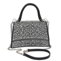 HD ACCESSORIES Evening Tote Bag Hotfix Rhinestone Beaded Chain Crossbody