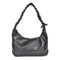HD ACCESSORIES Hobo Bag Ruched Shoulder Strap Zip Soft Leather Handbags