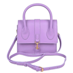 HD ACCESSORIES Top Handle Tote Bag Pu Leather Flap Sqaure Mini Crossbody