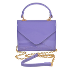HD ACCESSORIES Tote Handbags Glazed Enamel Leather Clutch Chain Crossbody